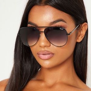 Quay High Key Fade Black Sunglasses